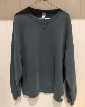 Russell Athletic Vintage Crewneck Sweatshirt Teal Size XL